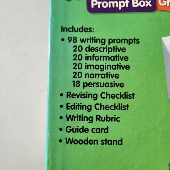 Lakeshore Ready to Write! Prompt Box Grade 4-6 AA569 Writing Prompts School Supp - Picture 8 of 14